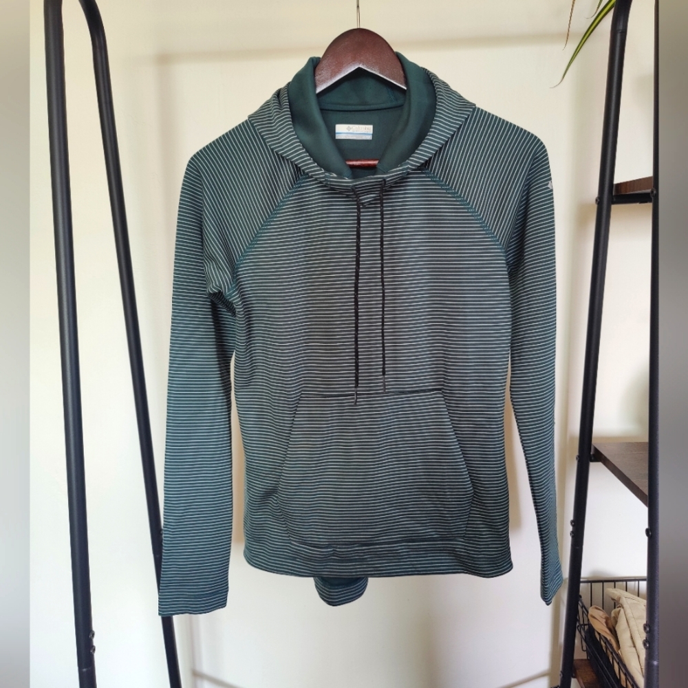 Columbia Hooded Teal Pullover